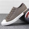 summer New Men's Low-cut Canvas Shoes Students Lace-up Casual Shoe