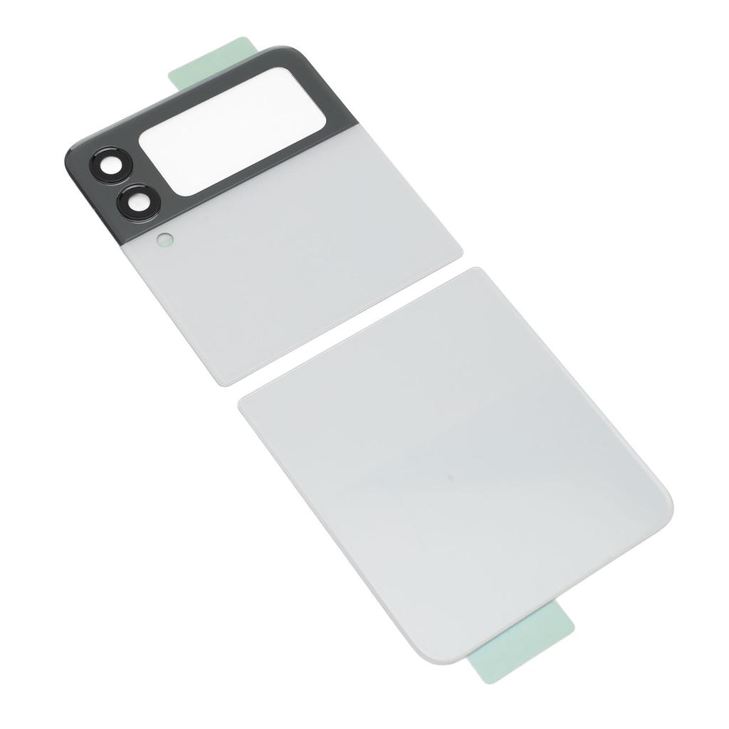 Flip Phone Back Cover Replacement with Pre Installed Tape Camera Lens Tools Back Glass Housing Door