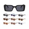 UV400 Small Frame Gradient Leopard Sun Glasses Square Sunglasses Shades Rectangle
