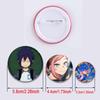32/44/58MM Personaj Anime All Might Midoriya Izuku Todoroki Shoto Bakugou Katsuki Insignă drăguță de desene animate Broșe din tablă lucrate manual Cadouri