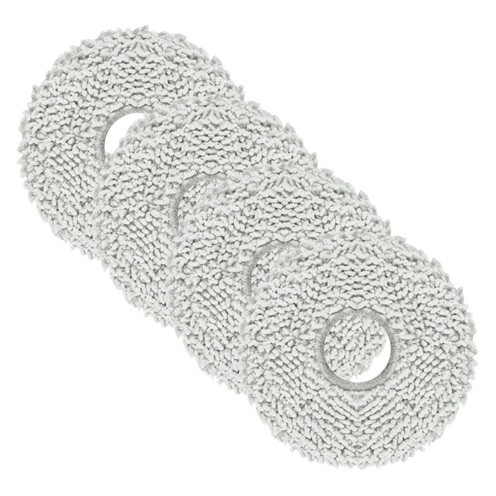 Replacement Microfiber Mop Cloths for Eureka J15 Max Ultra Self Emptying Robot Vacuum 4 or 10 Pack Cleaning Cloths