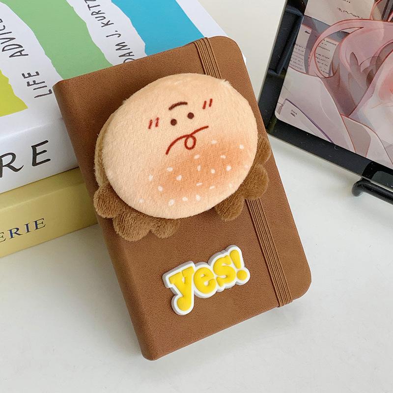 Креативный забавный плюшевый подвеска-еда блокнот ежедневник записная книжка маленький блокнот девочки носят записки