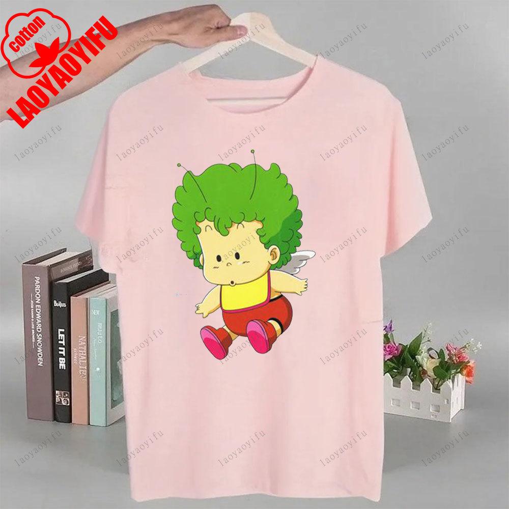 Arale T-shirts Women Graphic Japanese Manga Tshirt Breathable Camisetas Fashionable and Casual Cotton Short Sleeved Round Neck