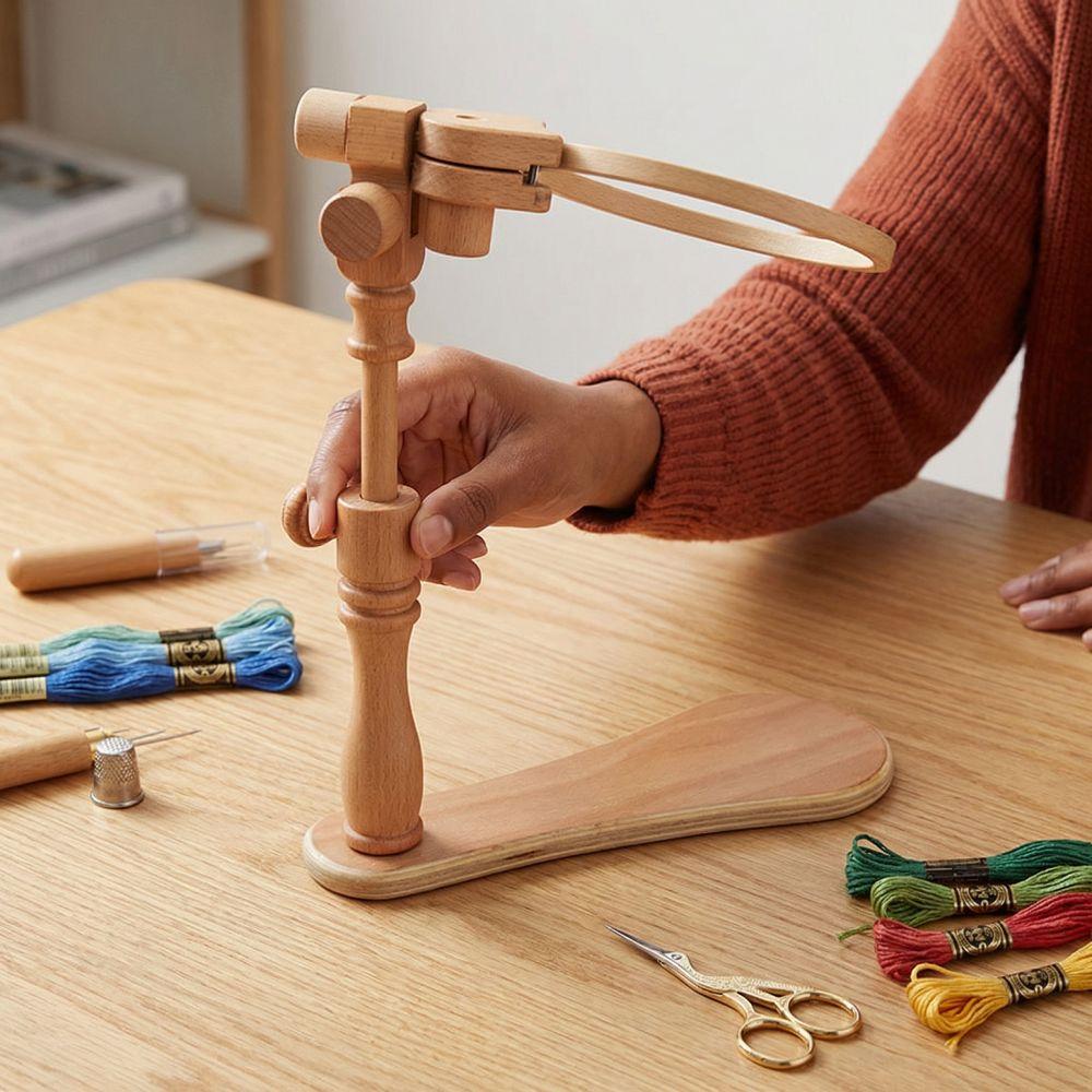 Embroidery Holder Embroidery Hoops Stand Portable Cross Stitch Stand  Embroidery Tool