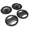 Pair Car Audio Speaker 6.5in Full Frequency 35hz‑22khz 91dB 4 Ohm  Round Universal Moisture Proof