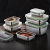 ZISIZ 304 Stainless Steel Rectangular Food Storage Container