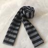 Striped Knit Scarf for Women and Men, Lightweight Winter Neck Warmer