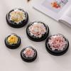 Ceramics Simulation Peony Flower Model Decoration Handmade Purely by Hand Luxury Home Room Office Table Decoration Gift