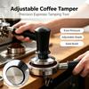 51/53/55mm Sort Kaffe Håndtamper Rustfrit Stål Base Professionel Espresso Presse til Kaffemaskine Barista Værktøj