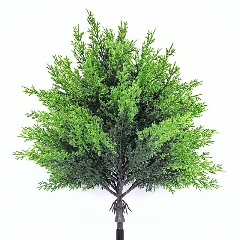 Artificial Cedar Topiary Trees Christmas Decorations Indoor Outdoor Small Fake Realistic Greenery Cedar Pine Tree