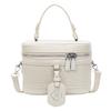 Woven Single Texture Shoulder Crossbody Bag Solid Color Handbag Women Fashion