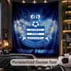 TapestryQueens Park Rangers FC Custom Name Text Personalized Wall Hanging Tapestry Home Wall Decor