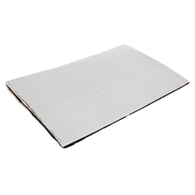 5/1Pcs Noise Insulation Mat For Cars Aluminum Foil Foam 25x18cm Anti Heat Waterproof Sound Deadener Mat For Car Engine Hood Door
