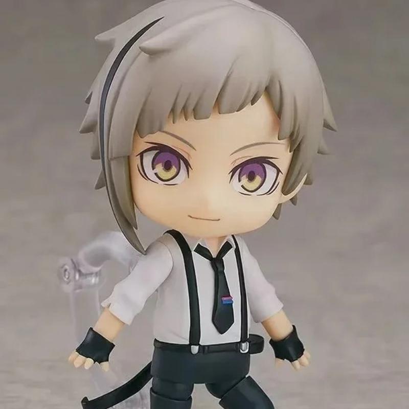 Nendoroid Bungou Stray Dogs Figure Dazai Osamu Nakahara Chuuya Anime Collectible Action Figure Cute Chibi Style Anime Merchandise Collectible Display