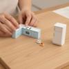 Birch Wood Miniature Dollhouse Kitchen Display-Ready for Collectors, Kids