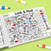 Children's Hidden Objects Puzzle Book Interactive Find and Seek Activity Book Visual Search Learning Game Educational Gift