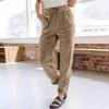Women's Mid Rise Loose Fit Wide Leg Long Corduroy Pants Casual Winter Trousers