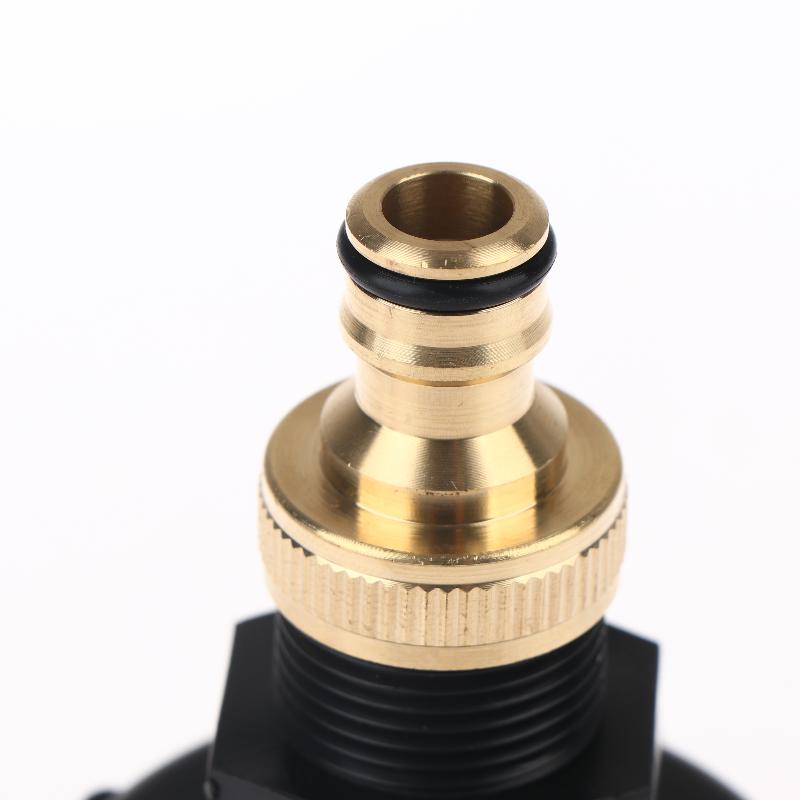 IBC Tank Valve Adapter 1 Set 1 2 3 4 Inch Water Hose Connector 60mm Coarse Thread for Agriculture Use Heavy Duty