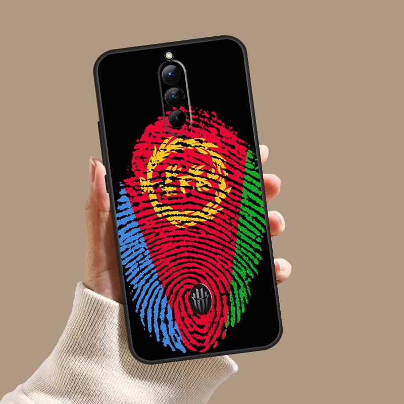 Eritrea Flag Case For ZTE Nubia Red Magic 10S 9S 8S 8 9 10 11 Pro Plus 5G 6R 6 7 6S 7S Pro 10 Air Cover