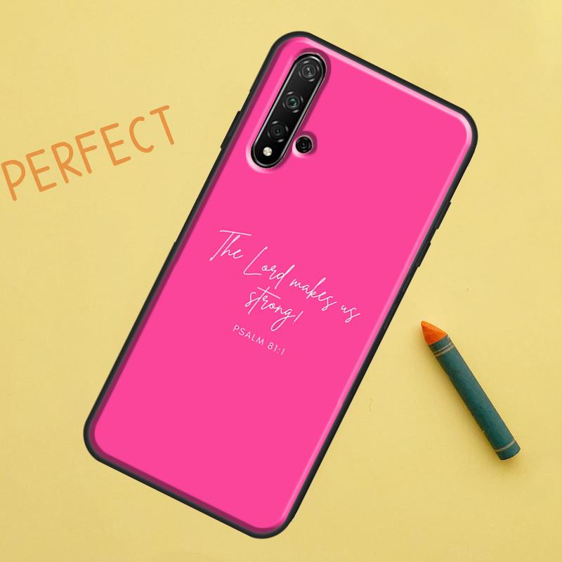 

Christian Psalms For Huawei Nova Y91 Y70 Y72 Y73 Y60 Y90 Y61 8i 7i 11i 12i 12s 9 10 SE P20 P30 P40 Lite Case Nova 10 SE