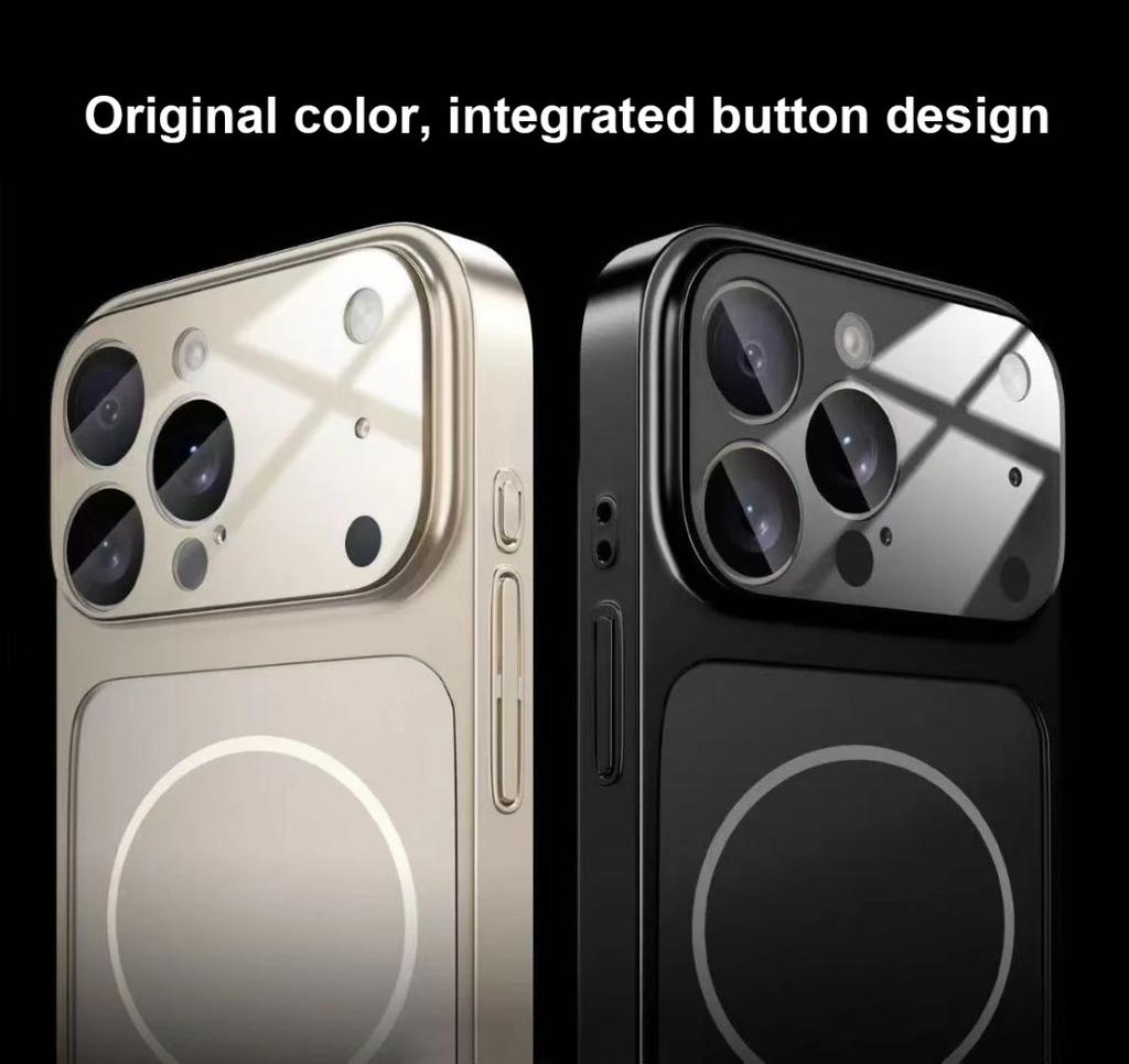 Original Nano AG Tempered Glass Matte Magnetic Case For iPhone 17 Pro Max Air 16 Plus 15 14 13 12 11 Phone For Magsafe Cover