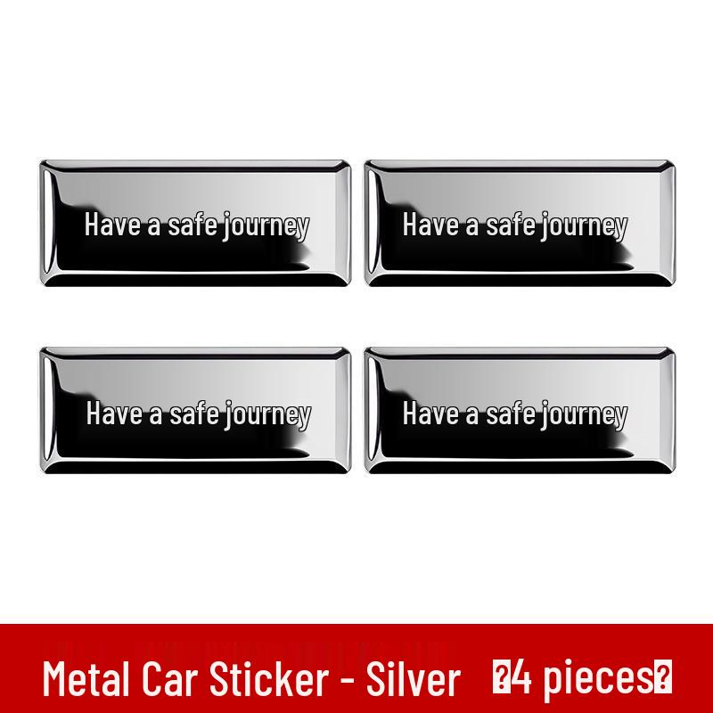 Suitable Sticker for Mengshi 917/M817/M800 Cars: Metal Car Emblem, Decorative Door Handle for Interior Modification.