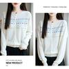 Women's Autumn 2025 Jacquard Round Neck Long Sleeve Knit Cardigan Jacket 