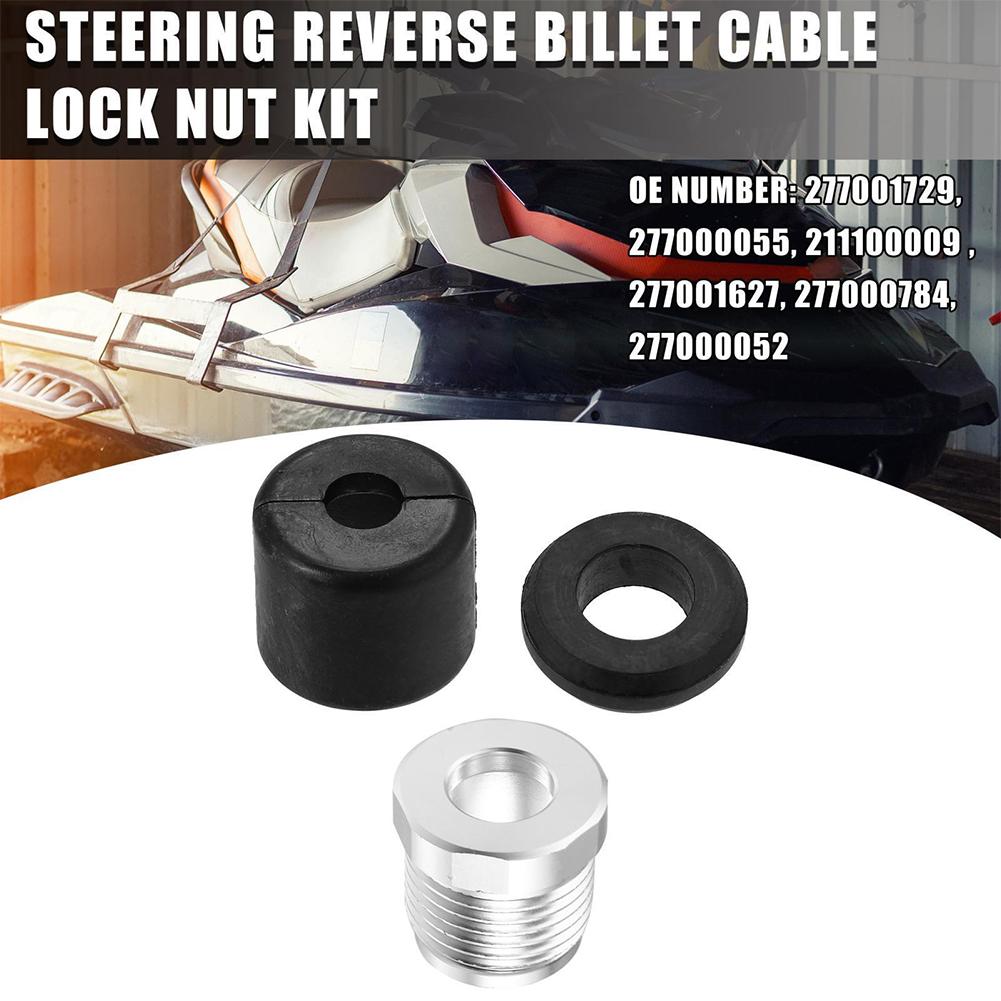 4Pcs Cable 21110009 277000055 For Sea-Doo Plastic Nut Kit For Seadoo 277001729 Upgraded Anodized Anti-Loosening