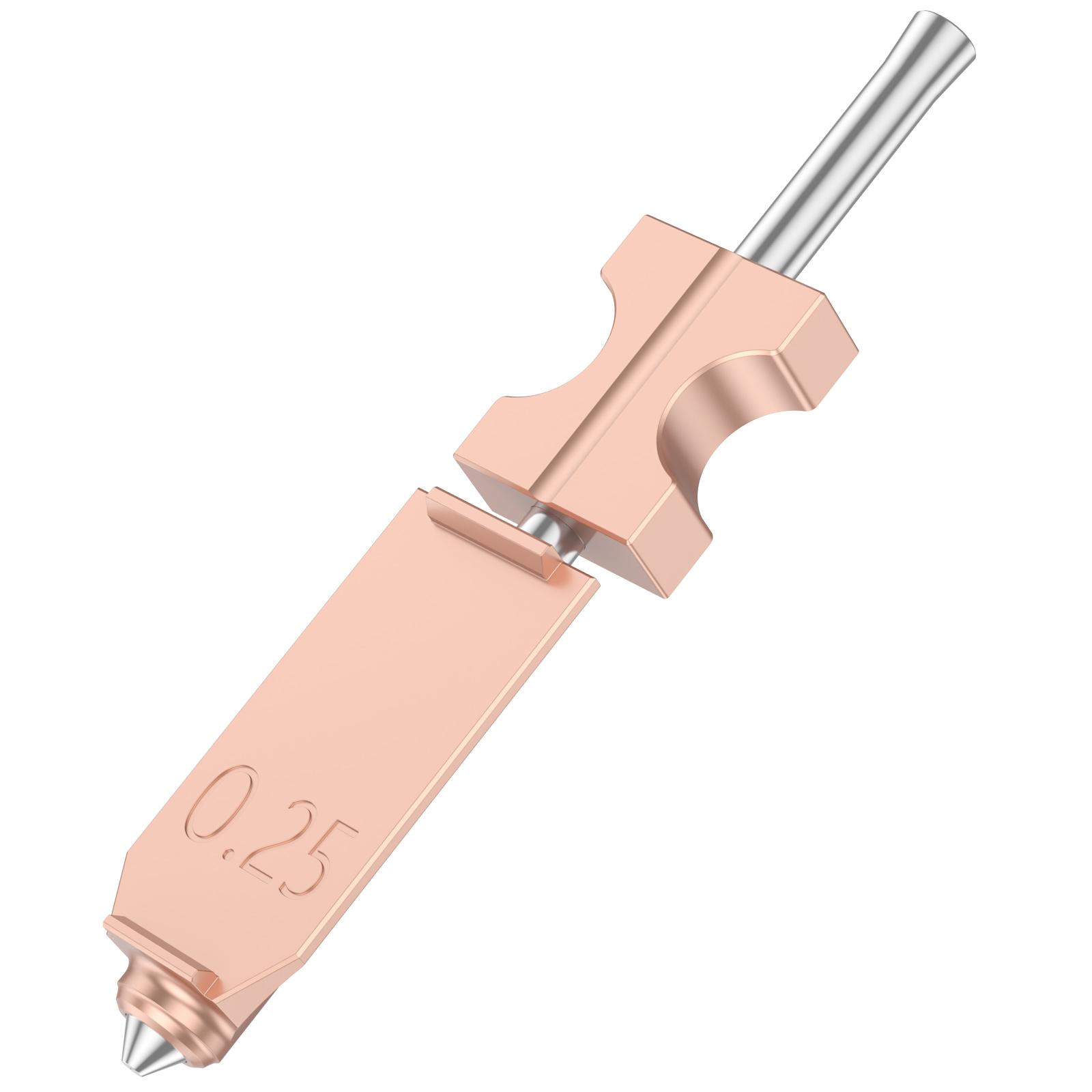 

Upgraded Integrated Nozzle Assembly Compatible with Flashforge Adventurer 5X Quick Release Print Head 0.25 0.4 0.6 MM