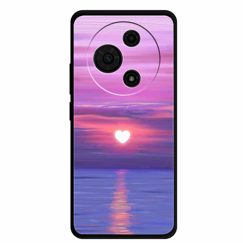 Für TCL 60 SE Hülle T517H Niedliche Cartoon Bunte Weiche TPU Silikon Rückseite für TCL 60 SE Hülle Schwarze Handyhülle Funda TCL60 SE