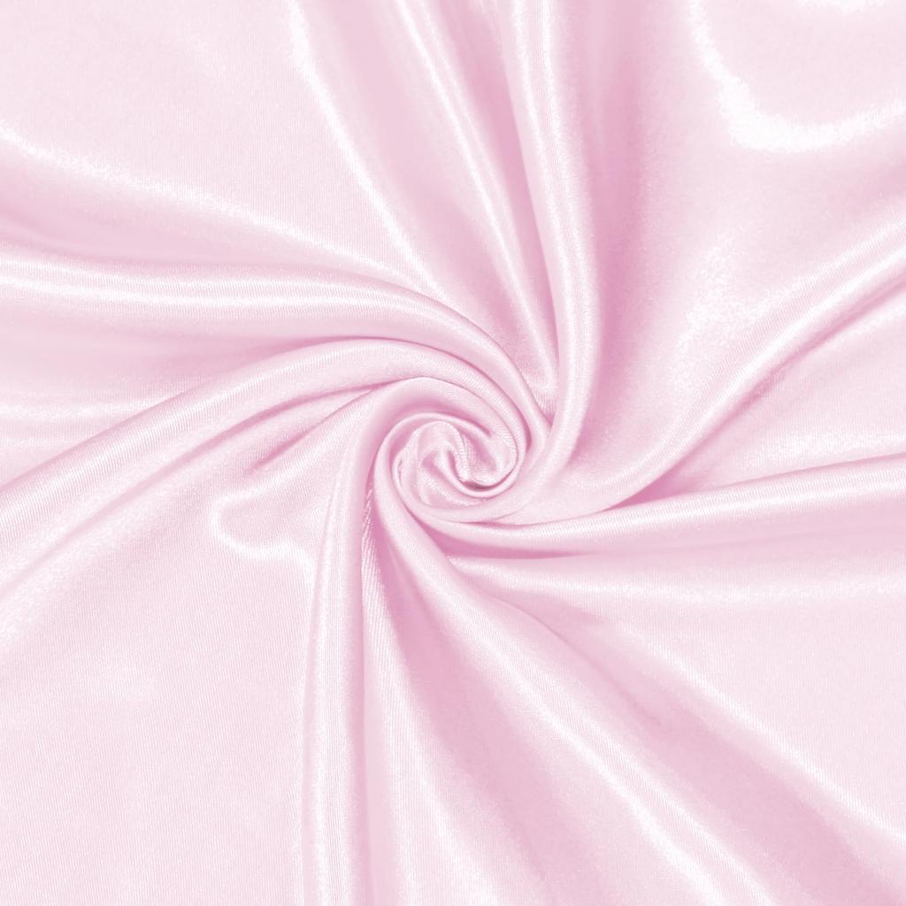 Tessuto Raso Solido, Tessuto Liscio Lucido e Setoso, Tessuto Raso Nuziale Liscio per Abiti da Sposa, Confezionamento Abbigliamento, Artigianato Fai-da-te, Cucito