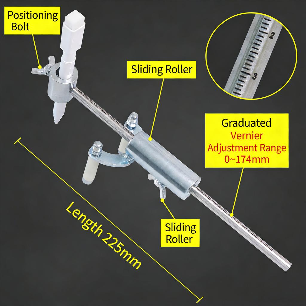 Automotive Body Repair Parallel Line Scriber With 2 Pens Perfect For Car Dents Fixing Precisions Line Marker