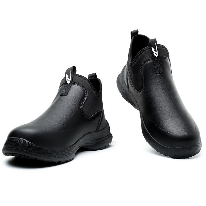 Non-Slip Wear-Resistant High-Top Chef Shoes for Long Standing Comfort and Protection
