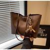 Myllard Vintage Casual Tote Bag - Large Capacity, Soft Textured PU Leather for Everyday Use
