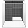 Vidaxl Chicken Coop, Anthracite, 200X91X100 Cm, Steel