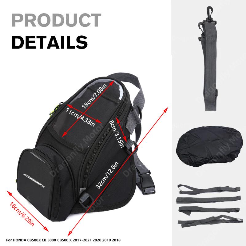 Motorcycle Fuel Bag Mobile Phone Navigation Tank For HONDA CB500X CB 500X CB500 X 2017-2025 2020 2019 2018 Oil Reservoit Package
