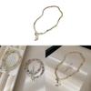 New Chinese Style Freshwater Pearl Butterfly Knot Bracelet For Women And Men Gift