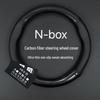 Genuine Leather Anti-Slip Steering Wheel Cover for Honda N-BOX, Universal Fit for All Seasons, No Sewing Required
