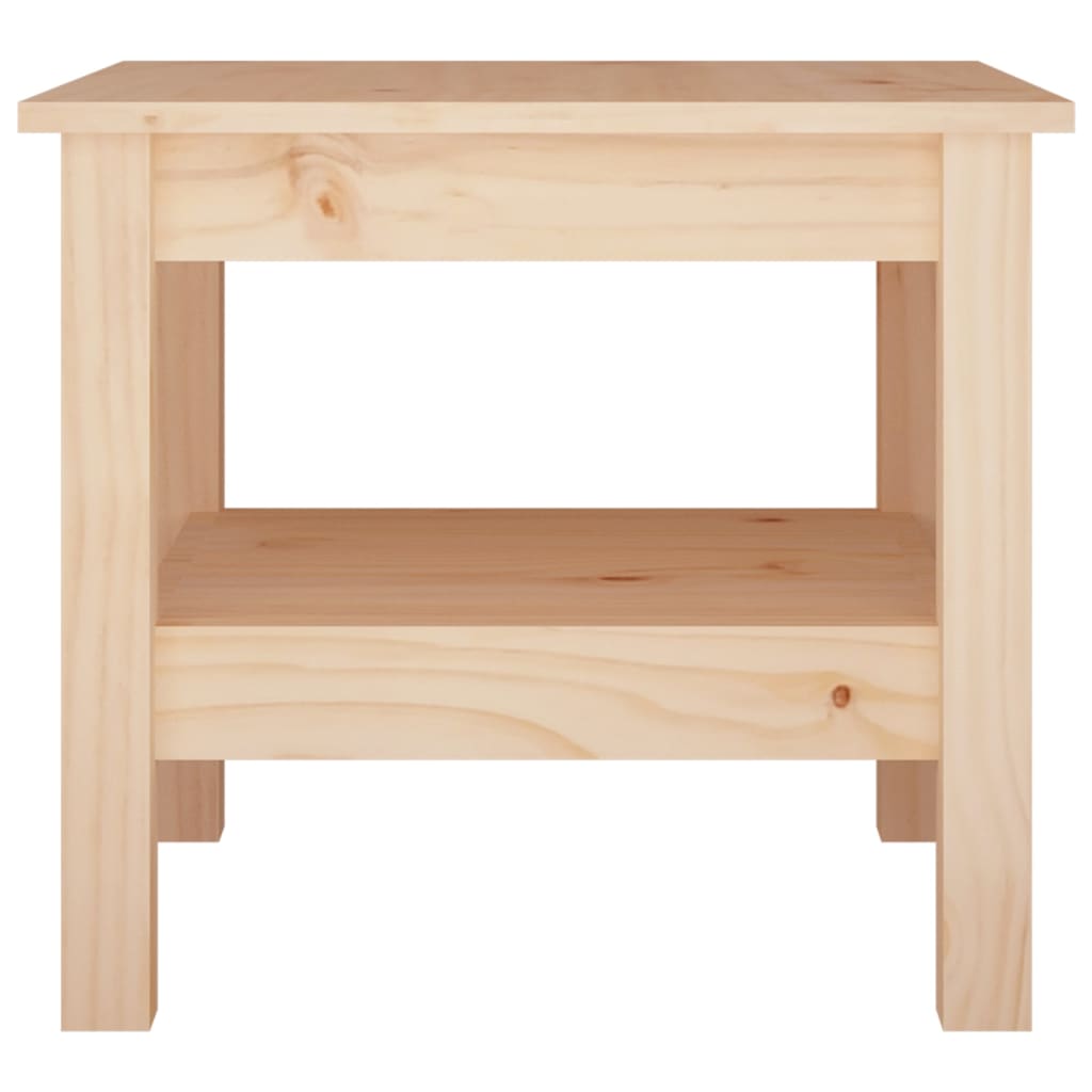Vidaxl Stolik Kawowy, 45X45X40 Cm, Lite Drewno Sosnowe