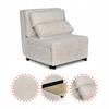 Fold-out Armchair for Sleeping KIMO Bedding Container Family Furniture Hunter Beige