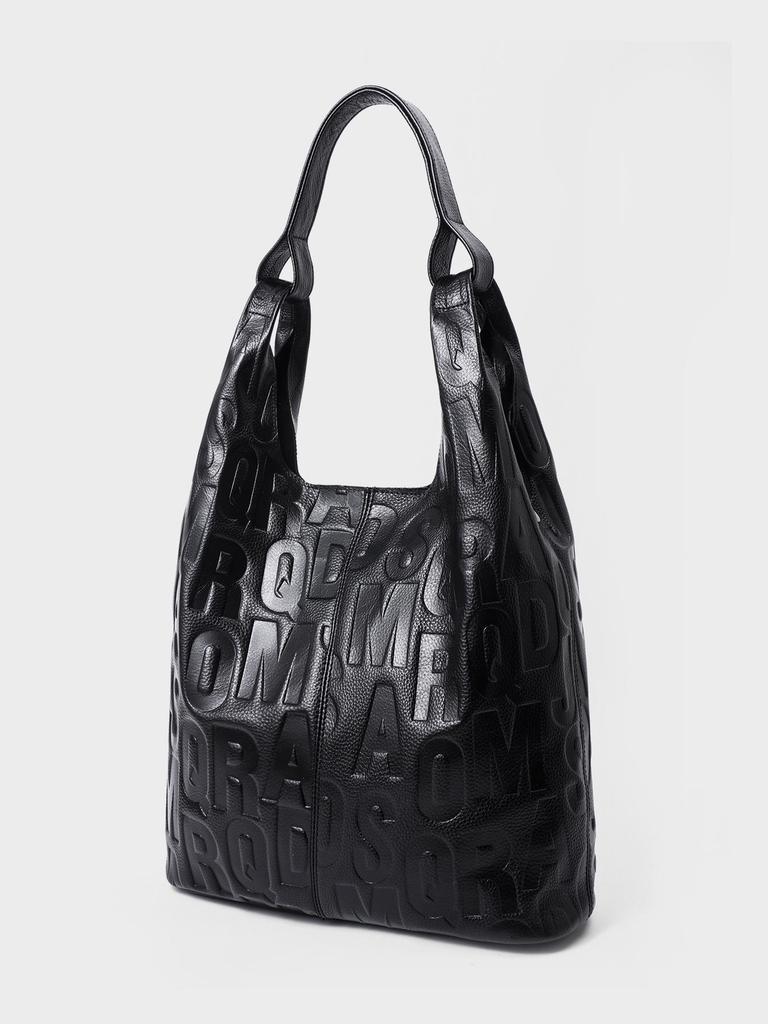 Genuine Leather Women's Versatile Handbag - Fashionable Crossbody and Shoulder Bag, Top Layer Cowhide, Large Capacity