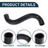X Autohaux Radiator Hose Heater Hose for Land Rover Range Rover III (L322) 2002-2012 No.PCH503200 Rubber Water Pipe Black 1 Pc