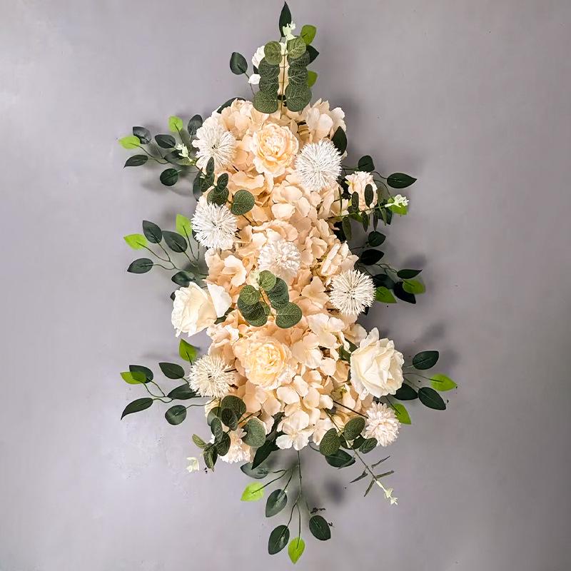 Cross-Border Wedding Artificial Flower Arch Decor for Aisle and Site Decoration