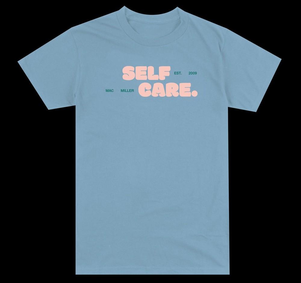 Mac Miller Self Care Bubble Blue Tee Size S-5XL Reprint Unisex T-Shirt XL