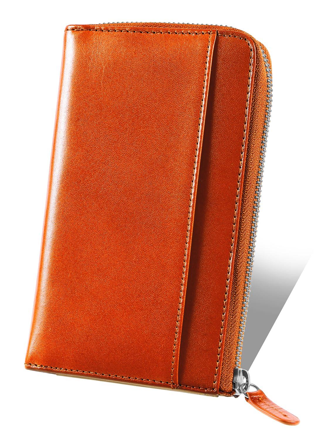 

Ranova Compact Long Genuine Rubber Storage Revolution [Mura] Men s Wallet, Leather, Camel,
