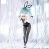 Chumei Heart Bunny Girl 2D Anime Figure Ornament: Black Stockings, Cute Gift