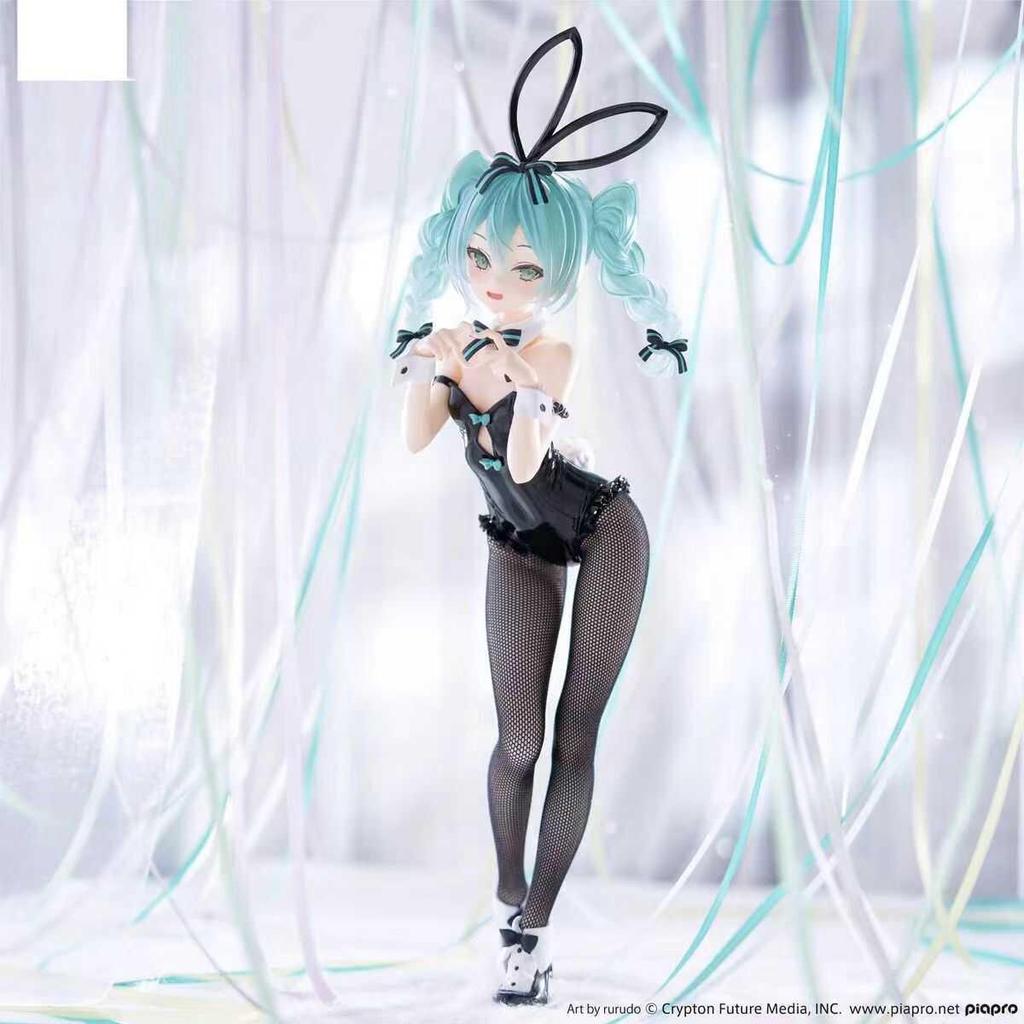 Chumei Heart Bunny Girl 2D Anime Figure Ornament: Black Stockings, Cute Gift