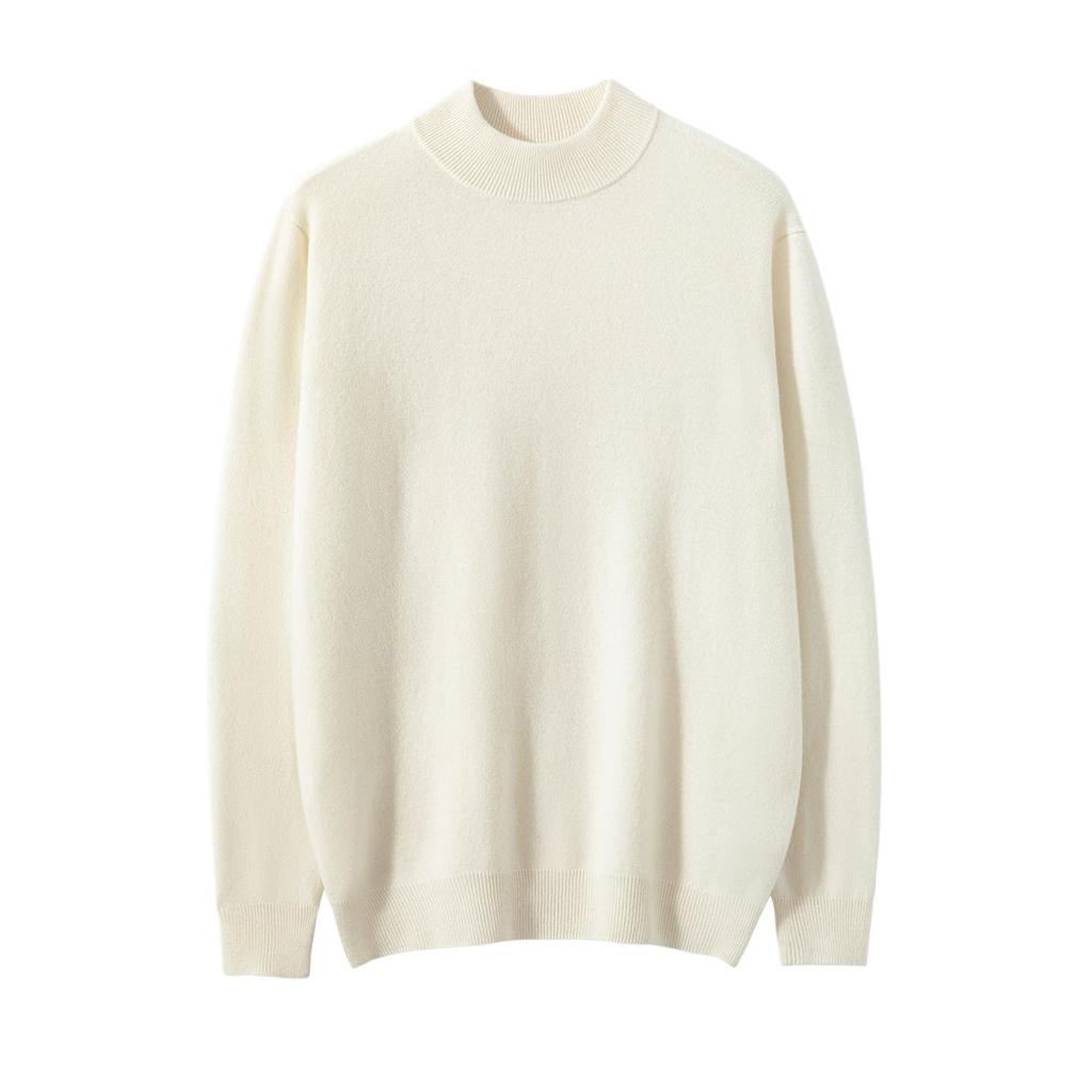 Men's Versatile High Neck Pure Cashmere Sweater - New Autumn Winter Arrival