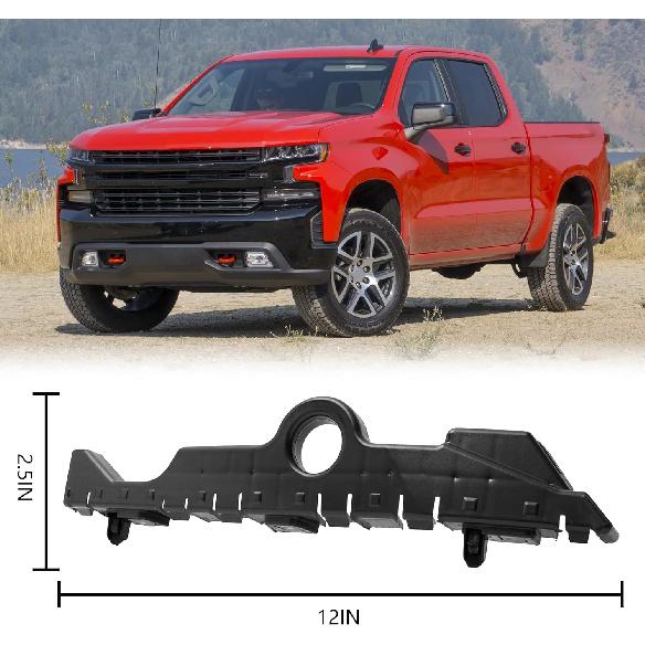 BXZ Front Bumper Cover Support Bracket Mount Passenger Right Side Cover Guide For - Chevy Silverado 1500