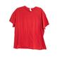 Red Crew Neck Short Sleeve T-Shirt Unisex Casual Fit XL